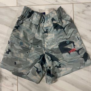Aftco Green Camo Shorts (22) Boys